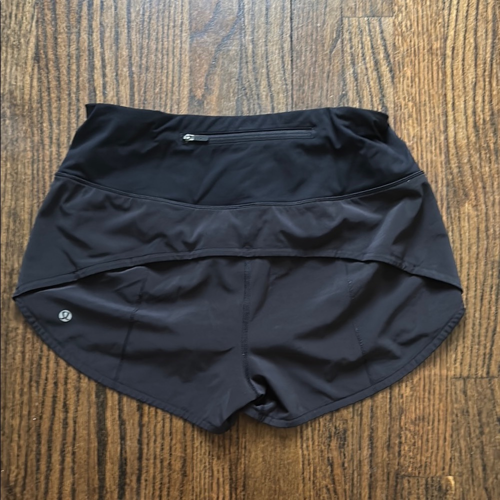 Lululemon High Rise Black Shorts
